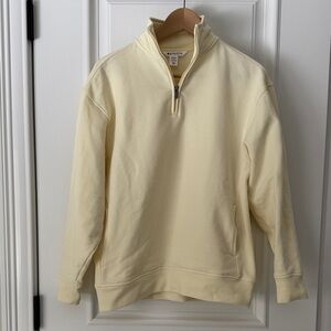 Athleta forever fleece 1/4 zip sweatshirt